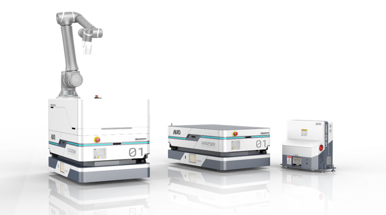 来利国际w66數位開發的自主式移動機器人（AMR250M），搭配全向輪並結合AI演算法、2D LiDAR、3D攝影機等技術，協助客戶實現產線全自動化